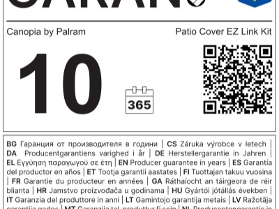Palram - Canopia EZ Link kit - Propojovací sada pro pergoly (bílá)