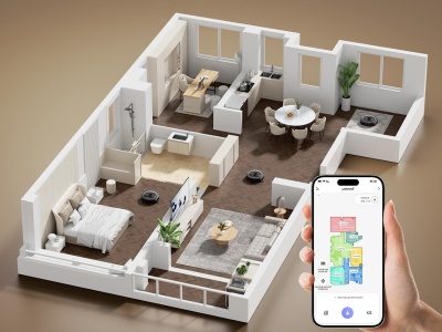 D10SMAX - Robotický Vysavač s mopem Teendow D10S MAX 2 v 1