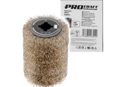 Brusný válec z ocelového drátu Procraft DSW810