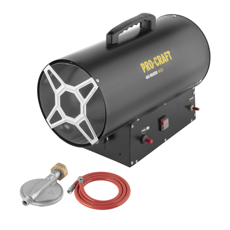 Plynové horkovzdušné topidlo Procraft H33