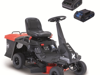 Scheppach MR 230-61 - Travní rider 61 cm s zadním a bočním výhozem a mechanickou převodovkou