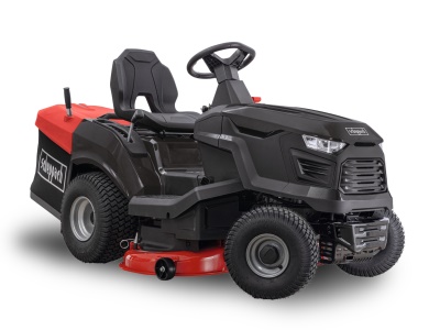 Scheppach TMR 452-98C-RD - travní traktor 98 cm se zadním výhozem a CVT převodovkou