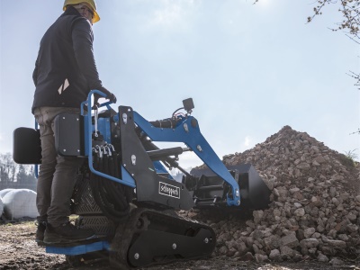 Scheppach MKL 730 - pásový smykový nakladač