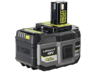 Ryobi RB1880T - 18V lithium iontová HIGH ENERGY baterie 8 Ah ONE+