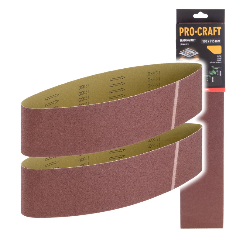Brusný pás pro BDS380, BDS400S Procraft LS100x915.40, 2ks
