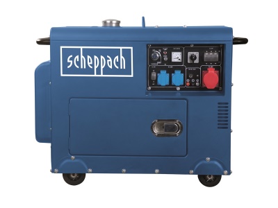Scheppach SG 5200 D - Dieselová elektrocentrála 5 000 W s regulací AVR