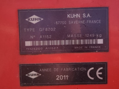 Obraceč píce Kuhn GF8702