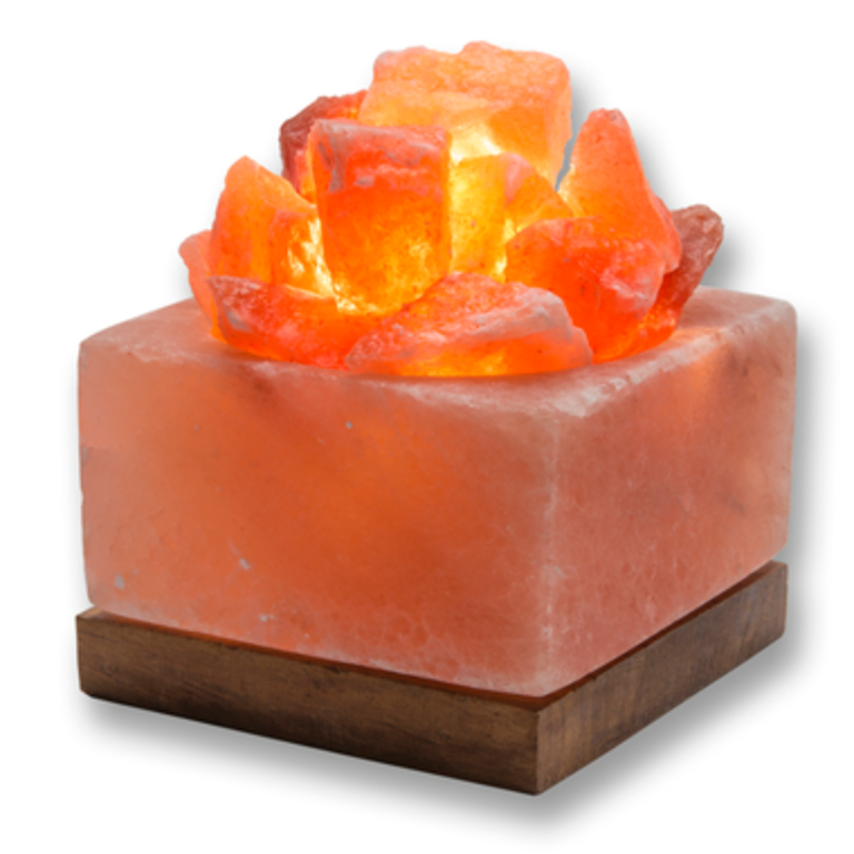 Miska solná s krystaly hranatá 4-5kg elektrická