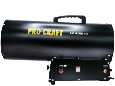 Plynové horkovzdušné topidlo Procraft H51