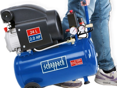 Scheppach HC 25 - olejový kompresor 24 l