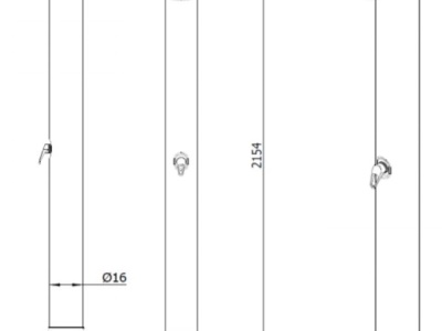 Sprcha solární UNO 40 l ALU