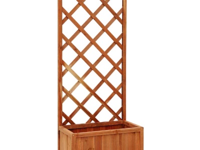 VERDEMAX dřev.truhlík se stěnou 5343