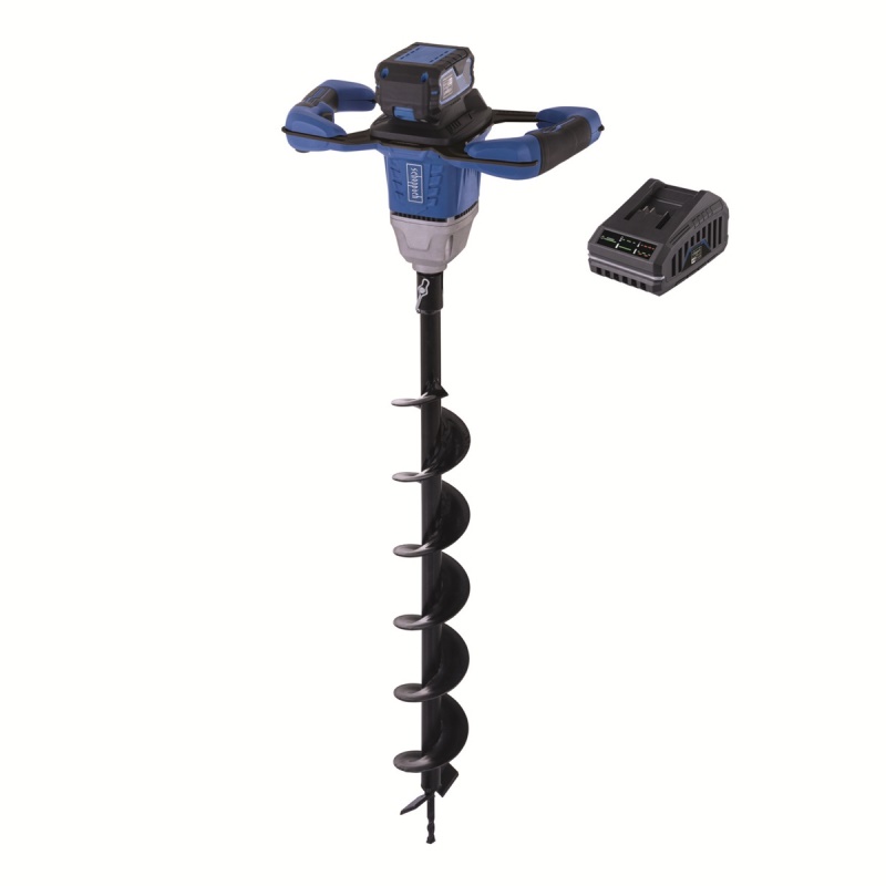 Scheppach BC-EB100-X-SET L - 20 V IXES aku půdní vrták + 4Ah baterie + nabíječka 2,4 A