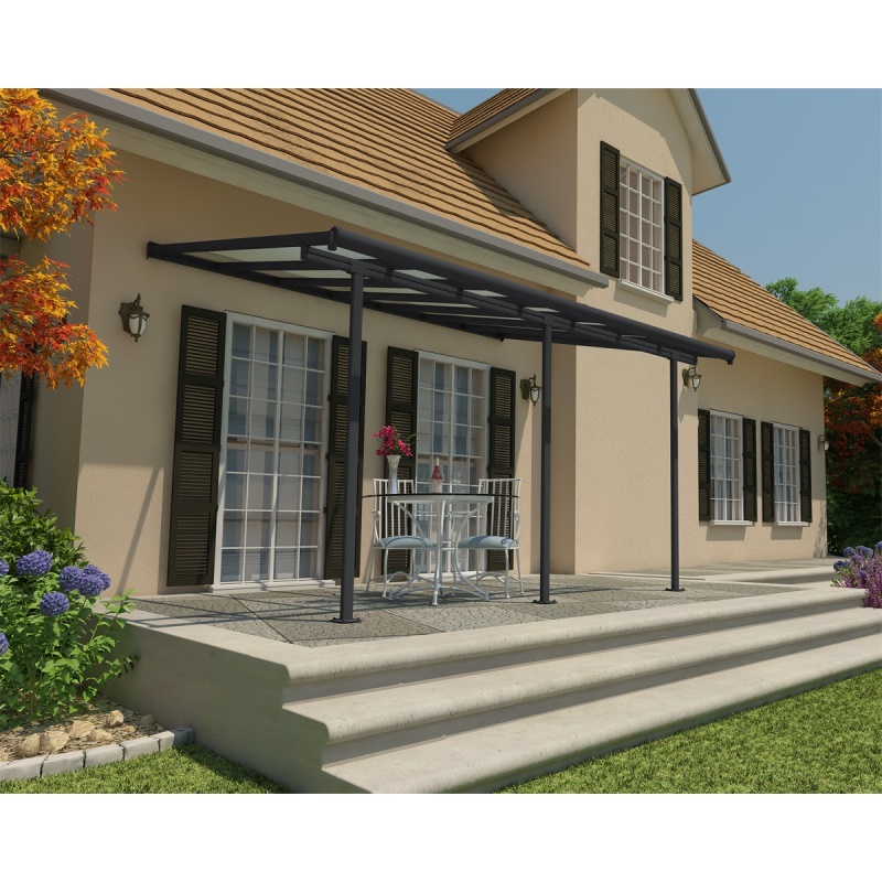Palram - Canopia Sierra 4200 antracit 3 x 4,25 - hliníková (montovaná) pergola
