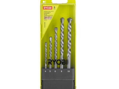 Ryobi RAK05MD - Sada 5 ks vrtáků do zdiva
