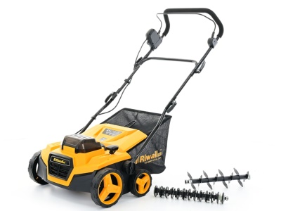 Riwall PRO RAV 3820i - aku travní provzdušňovač 2x20 V (bez baterie a nabíječky)