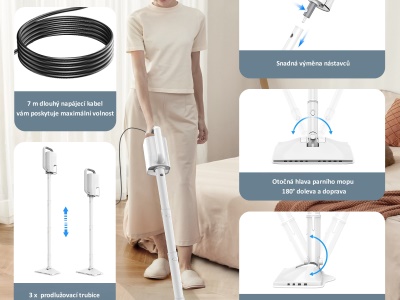 SC05 - Parní čistič s mopem