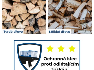 Scheppach HL 760 LS - horizontální štípač na dřevo 7t se stojanem