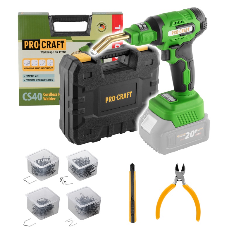 Aku svářečka pro plasty Procraft CS40bb (bez baterie a nabíječky)