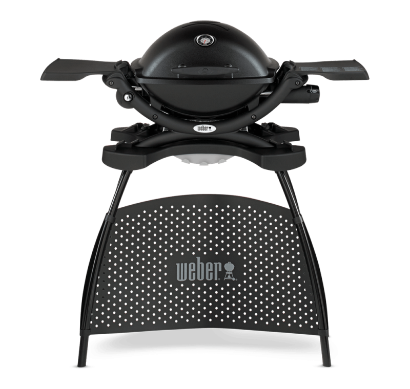 Weber plynový gril Q 1200 se stojanem Black (černý)
