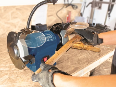 Scheppach BG 150 - dvoukotoučová bruska s indukčním motorem