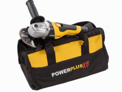 POWXB20030 - Aku úhlová bruska 115mm 20V 2bat 4,0Ah  plus  8ks přísl