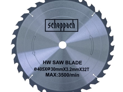 Scheppach Pilový kotouč TCT ( 405 x 30 x 3,2 mm, 32 Z ) - pro HS 410