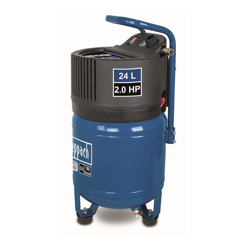 Scheppach HC 24 V - bezolejový vertikální kompresor 24 l