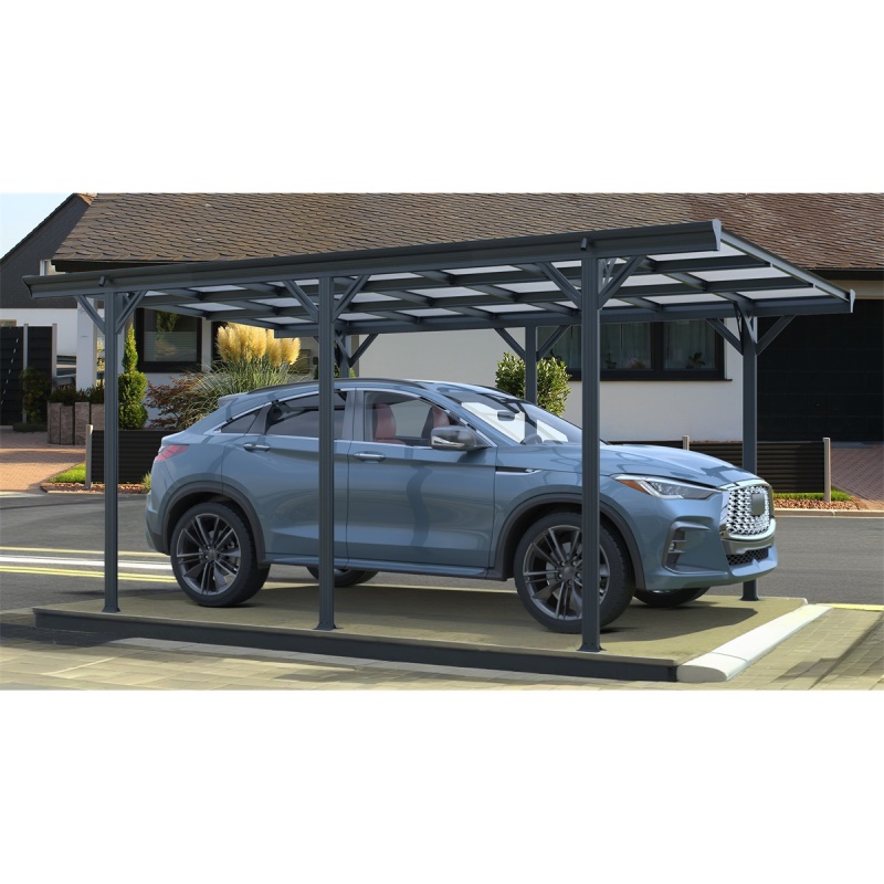 Riwall PRO RMCP 16 x 10 Anthracite - přístřešek pro auto ( 5 x 3 m )