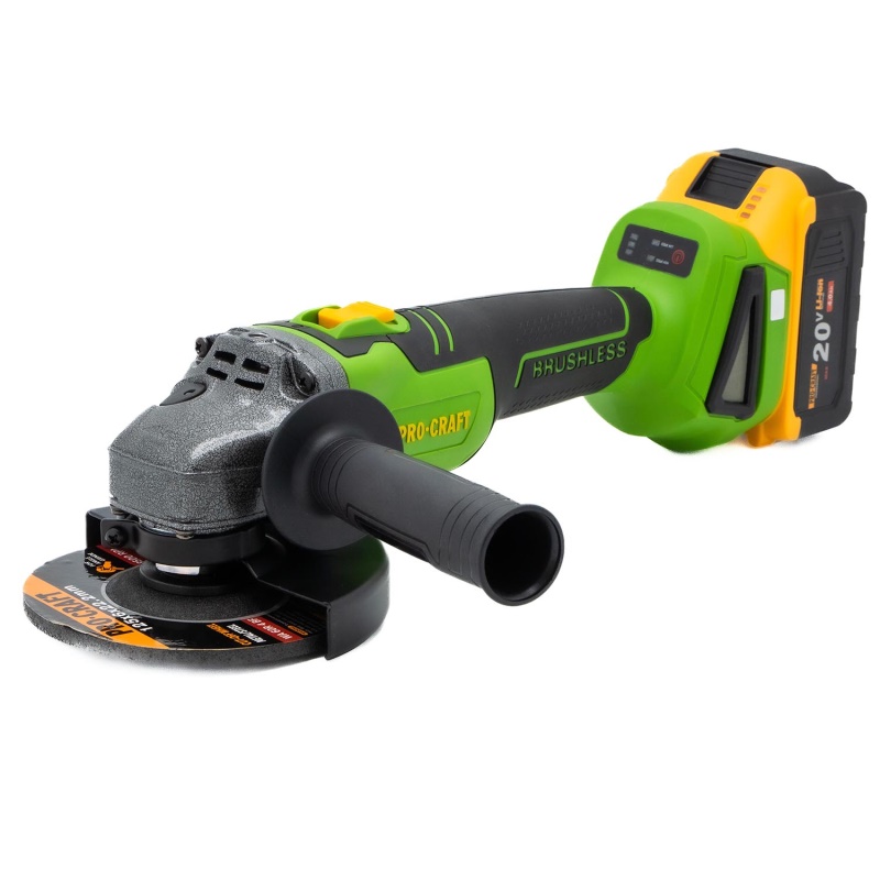 Aku úhlová bruska Procraft PWA216 (bez baterie a nabíječky), 125mm