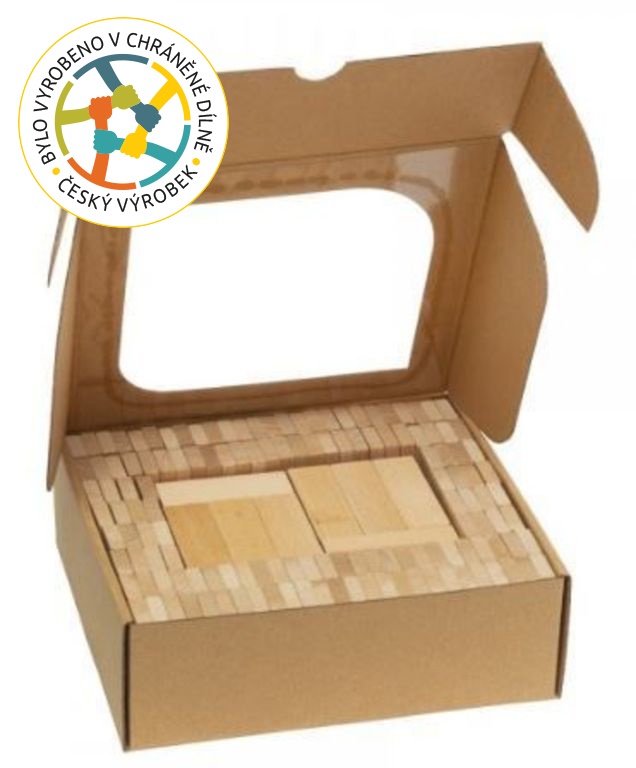 Stavebnice dominová - 200ks - T-Wood