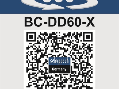 Scheppach BC-DD60-X - 20 V IXES aku vrtací šroubovák (bez baterie a nabíječky)