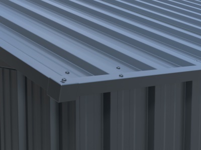 Riwall PRO RMCG 20x13 Anthracite - kovová garáž 3,8 x 6 m se sedlovou střechou Antracit