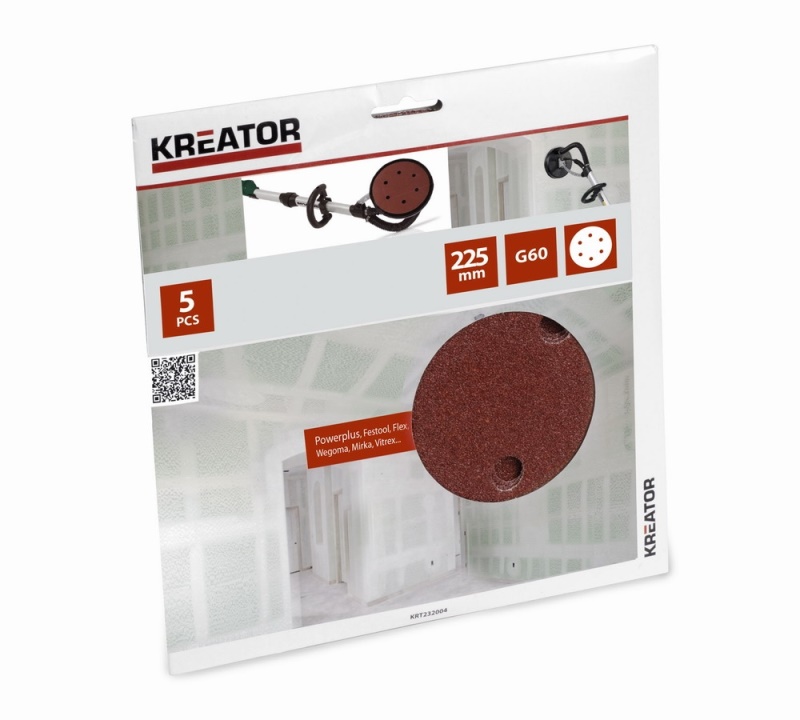 KRT232004 - 5ks Brusný kotouč 225 mm G60