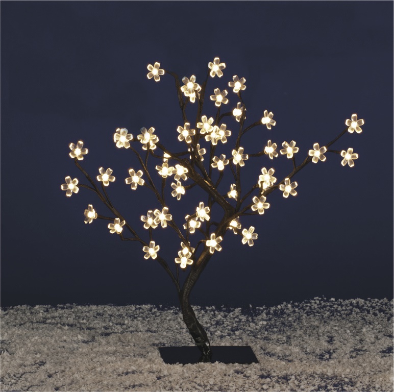 Stromek třešeň 48 LED stolní