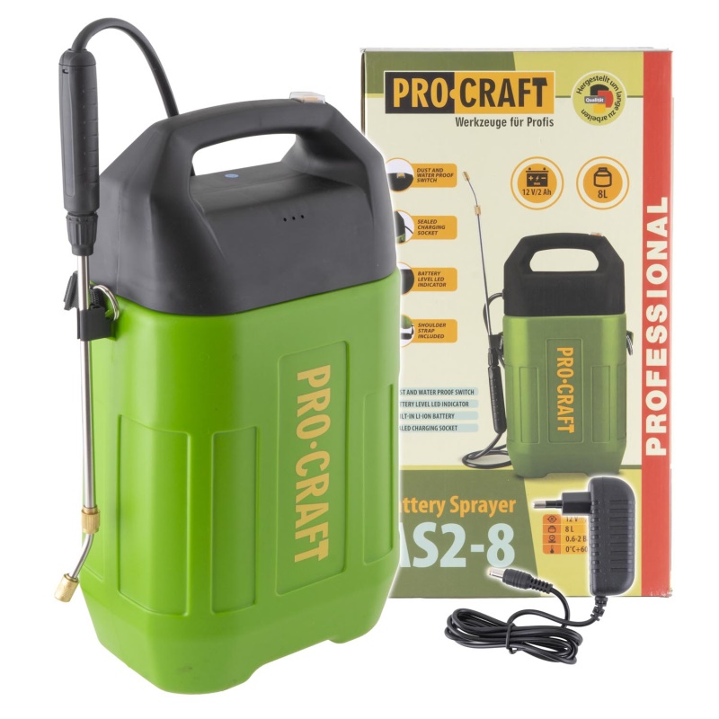Aku postřikovač Procraft AS2-8