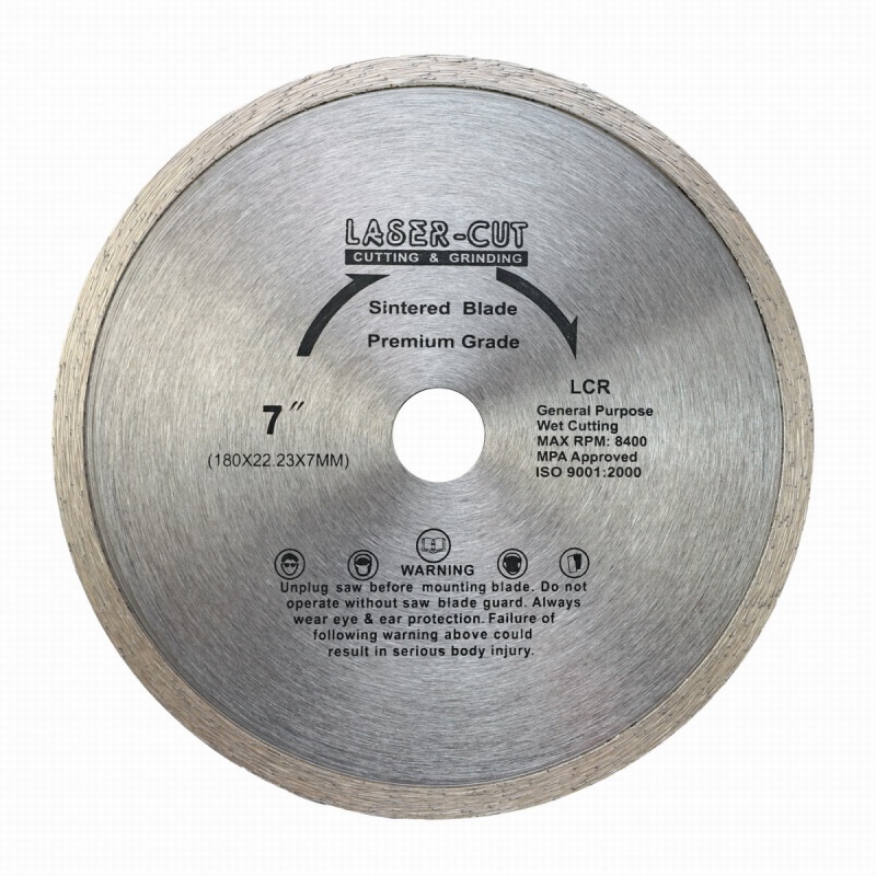 L00104 - Diamantový kotouč celoobvodový 180 x 22,23 x 7mm LCR