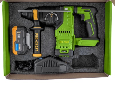 Aku vrtací kladivo Procraft PHA30-1B SDS Plus