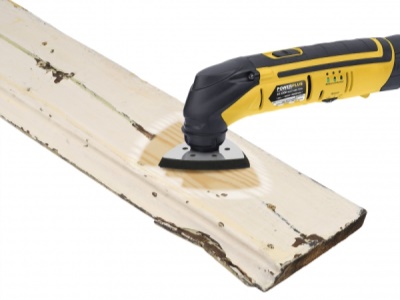 POWX13302 - Aku multifunkční stroj / oscilační bruska 12 V Li-ion 2xAKU