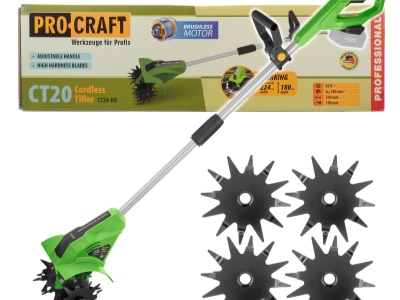 Aku kultivátor Procraft CT20bb (bez baterie a nabíječky)