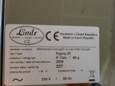 Výčepní zařízení PYGMY 20 