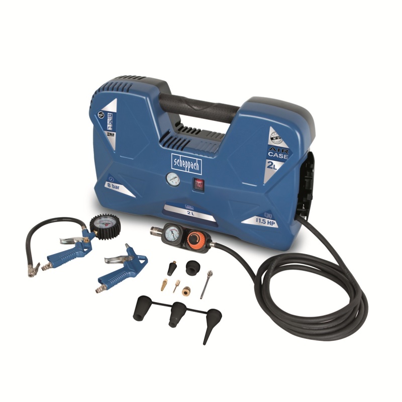 Scheppach Air Case - bezolejový kompresor