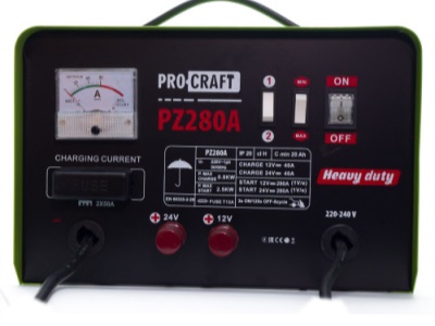 Nabíječka autobaterií se startovacím zdrojem Procraft  PZ280A