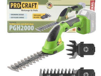 Aku nůžky na trávu Procraft PGH2000 (bez baterie a nabíječky)