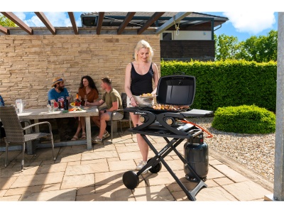 Riwall PRO RGG 20 Compact - přenosný plynový gril 4,2 kW se dvěma hořáky