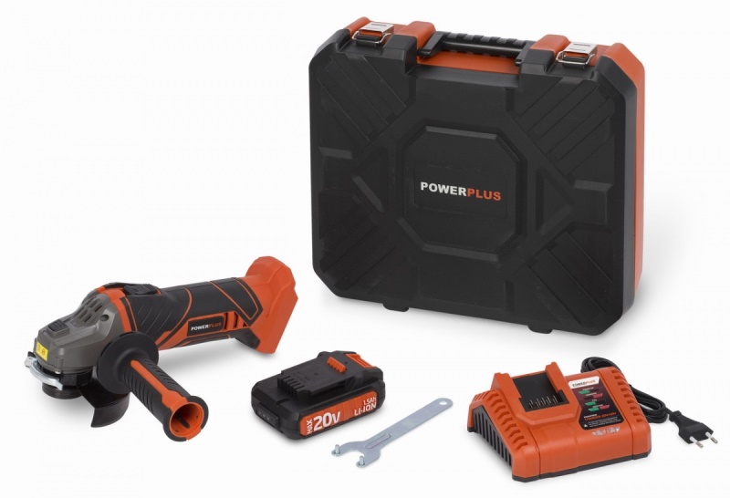 POWDP3515 - Aku úhlová bruska 20V LI-ION