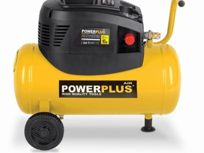 POWX1730 - Kompresor 1100W 24L  plus  6 ks přísl bezolejový