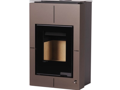 HS Flamingo SAPORO 11 hnědá - teplovzdušná krbová kamna