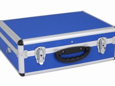 PRM10102BL - Hliníkový kufr se zámky 460x330x160 mm modrý