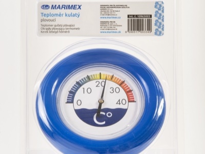 Teploměr plovoucí kulatý